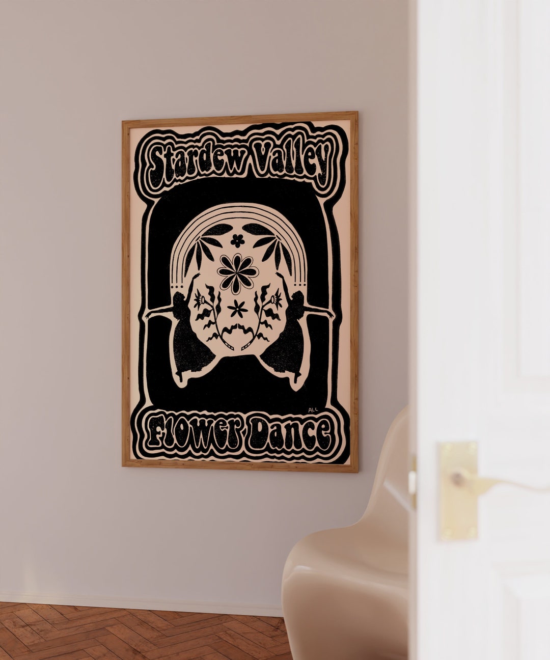 Stardew Valley Digital Download Printable, Flower Dance Print, Cozy