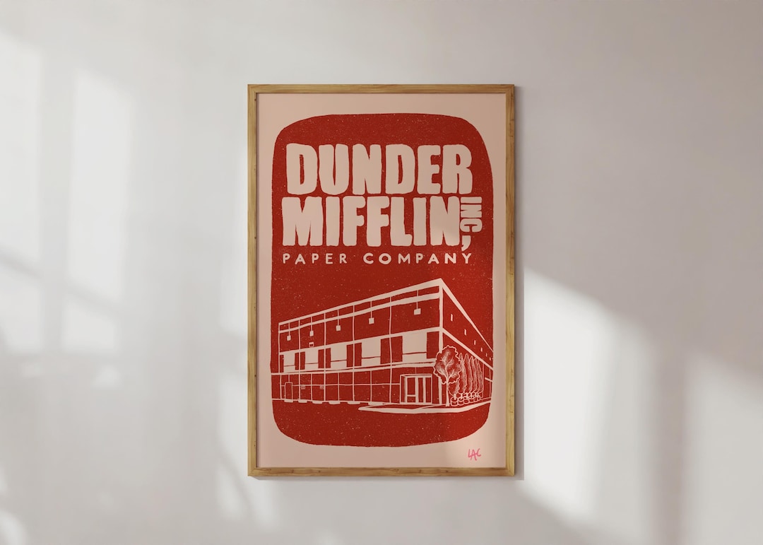The Office Wall Art Printable Digital Download Dunder Mifflin Poster ...