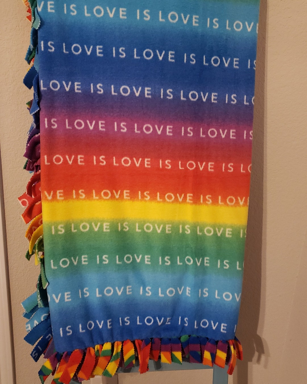 Love Is Blanket / Pride Blanket / LGBTQ Gift / Pride Month Etsy España