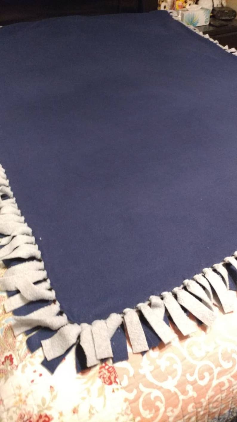 School Colors Fleece Blanket / Solid Colors Blanket / School Etsy