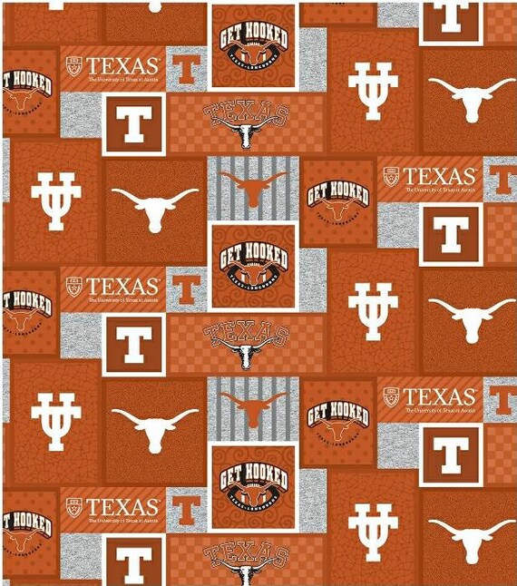 University of Texas Blanket / Small Medium Blanket / Texas Etsy