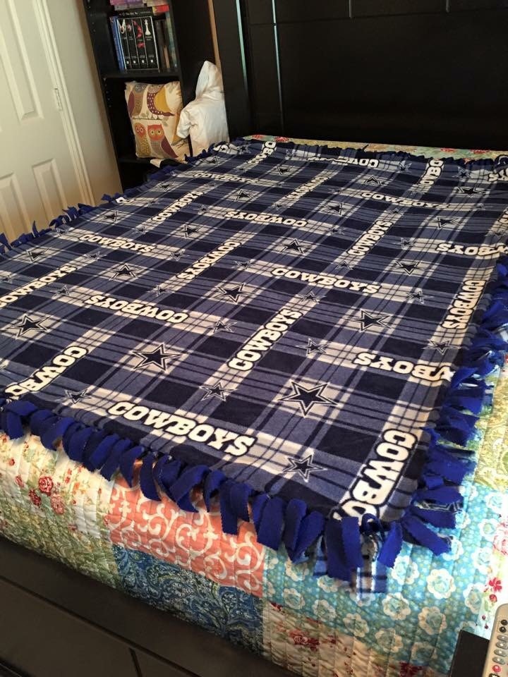 Dallas Cowboys Blanket / Small Medium Blanket / NFL Blanket Etsy