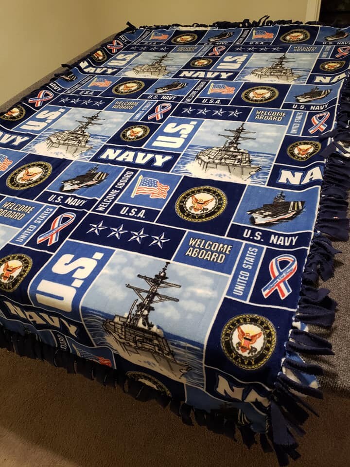 United States Navy Blanket / Large Xlarge Blanket / US Navy Etsy