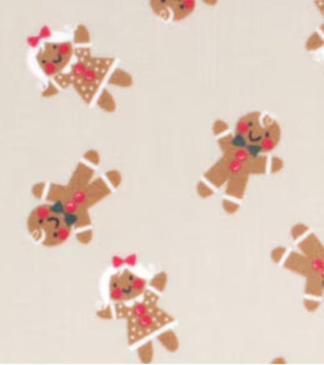 Christmas Gingerbread Blanket / Christmas Gift / Gift for Her / No Sew