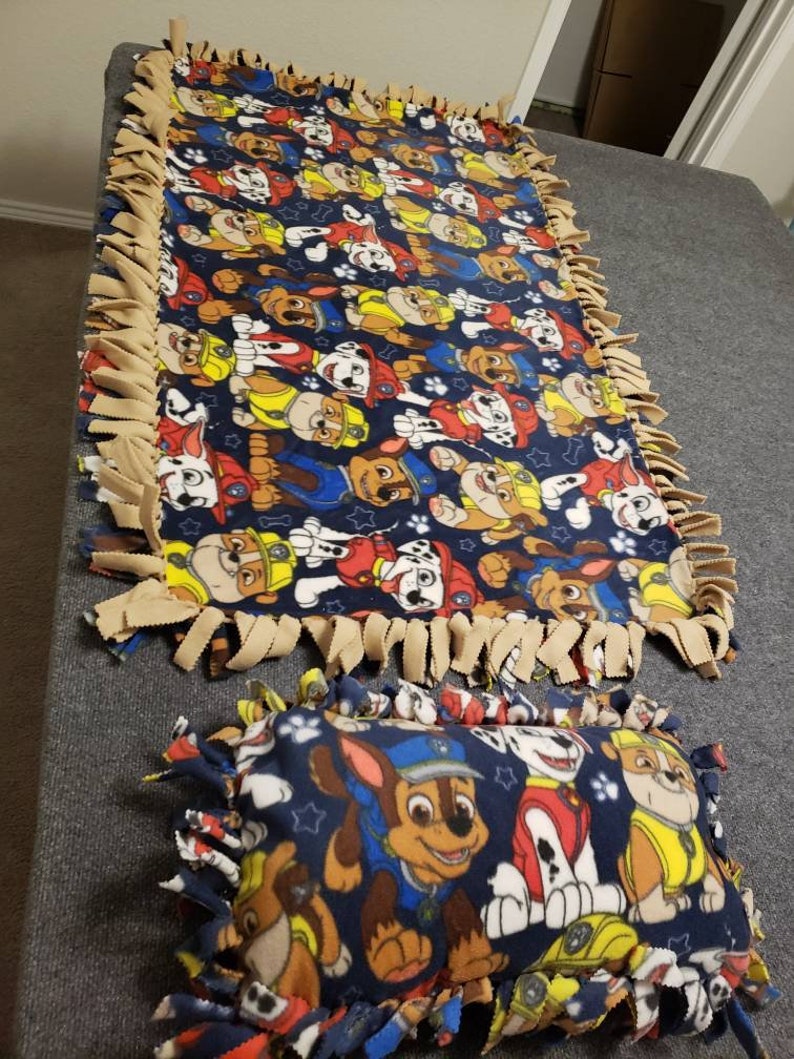 Nap Set / Daycare Set /Pillow and Blanket Set / Gift for Child Etsy