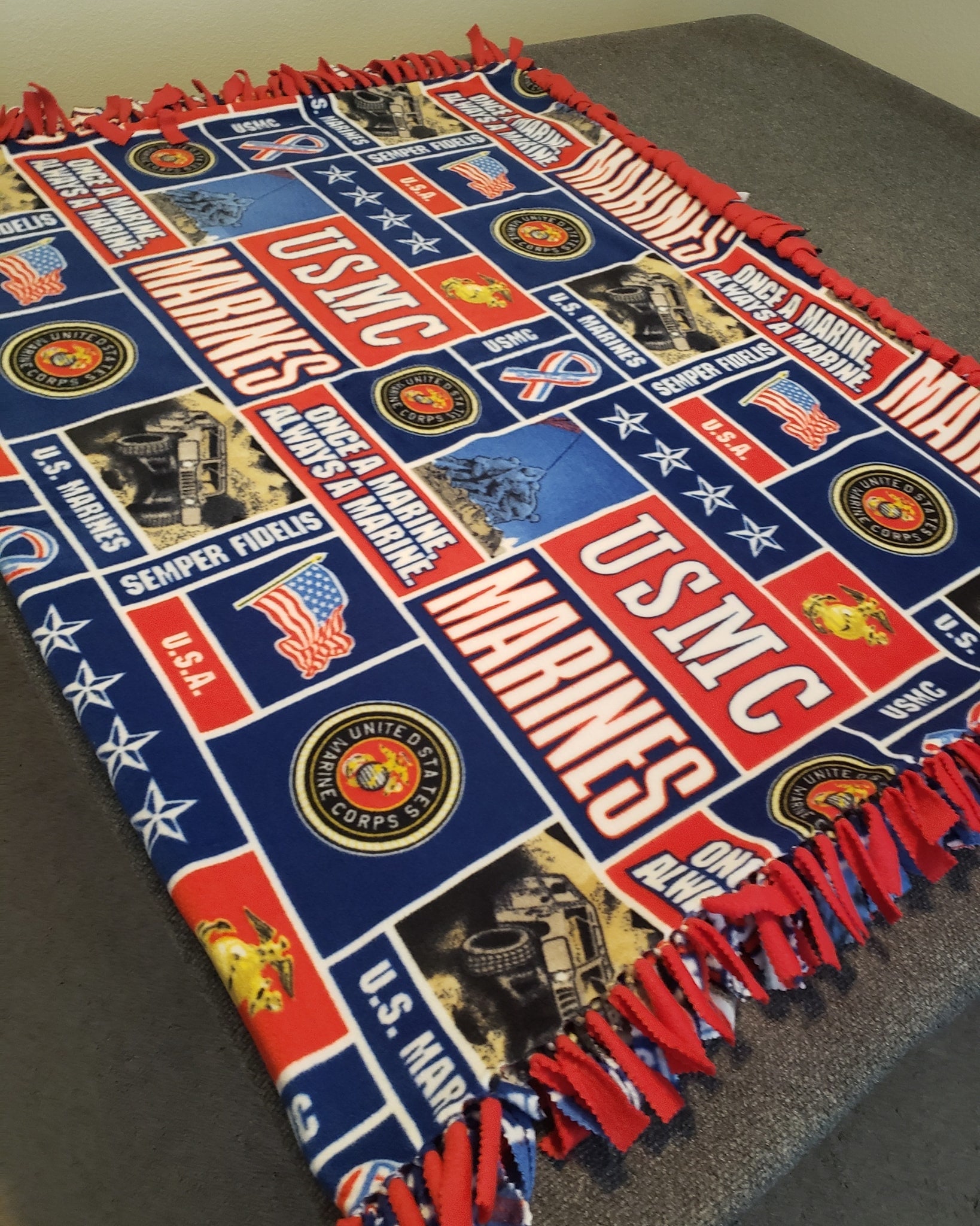 United States Marines Blanket / Large Xlarge Blanket / US Etsy