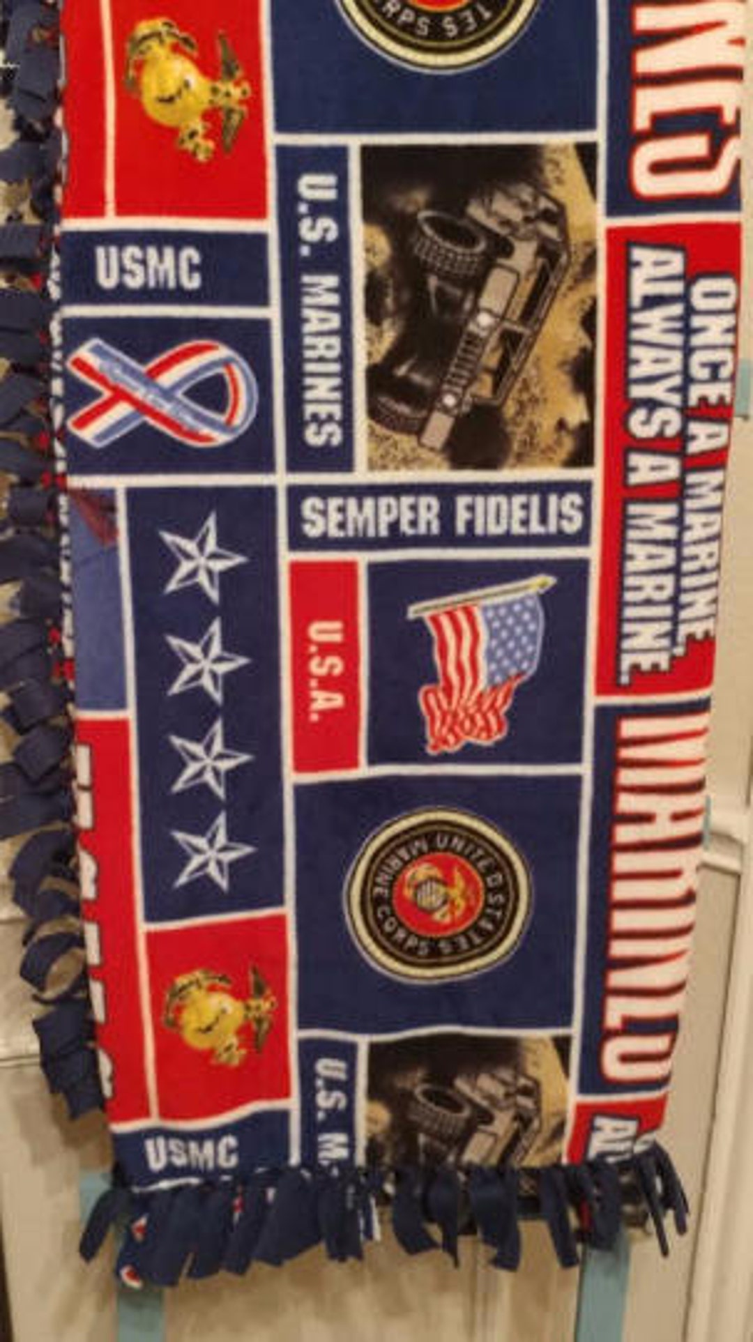 United States Marines Blanket / Large Xlarge Blanket / US Etsy