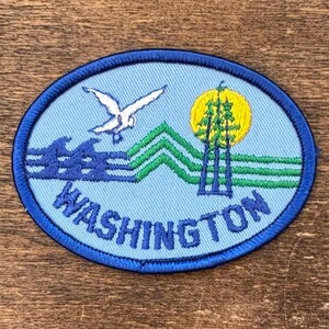 Washington State Vintage Souvenir Travel Patch from IAAC