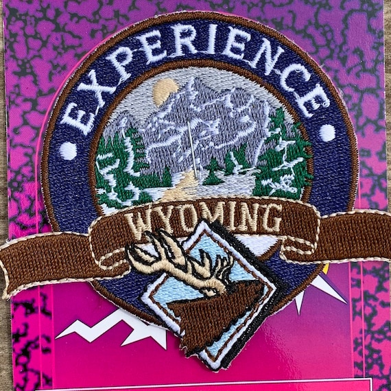 Devils Tower Wyoming Vintage Souvenir Travel Patch from Rushmore Photo and Gifts