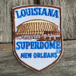 LAST ONE! Louisiana Superdome New Orleans Vintage Souvenir Travel Patch from Voyager