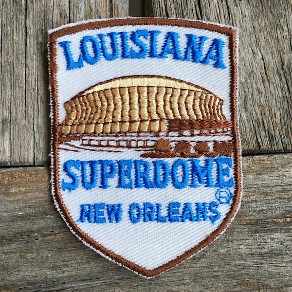 LAST ONE! Louisiana Superdome New Orleans Vintage Souvenir Travel Patch from Voyager