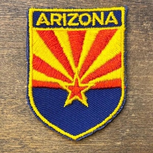 Arizona Vintage Souvenir Travel Patch from Voyager