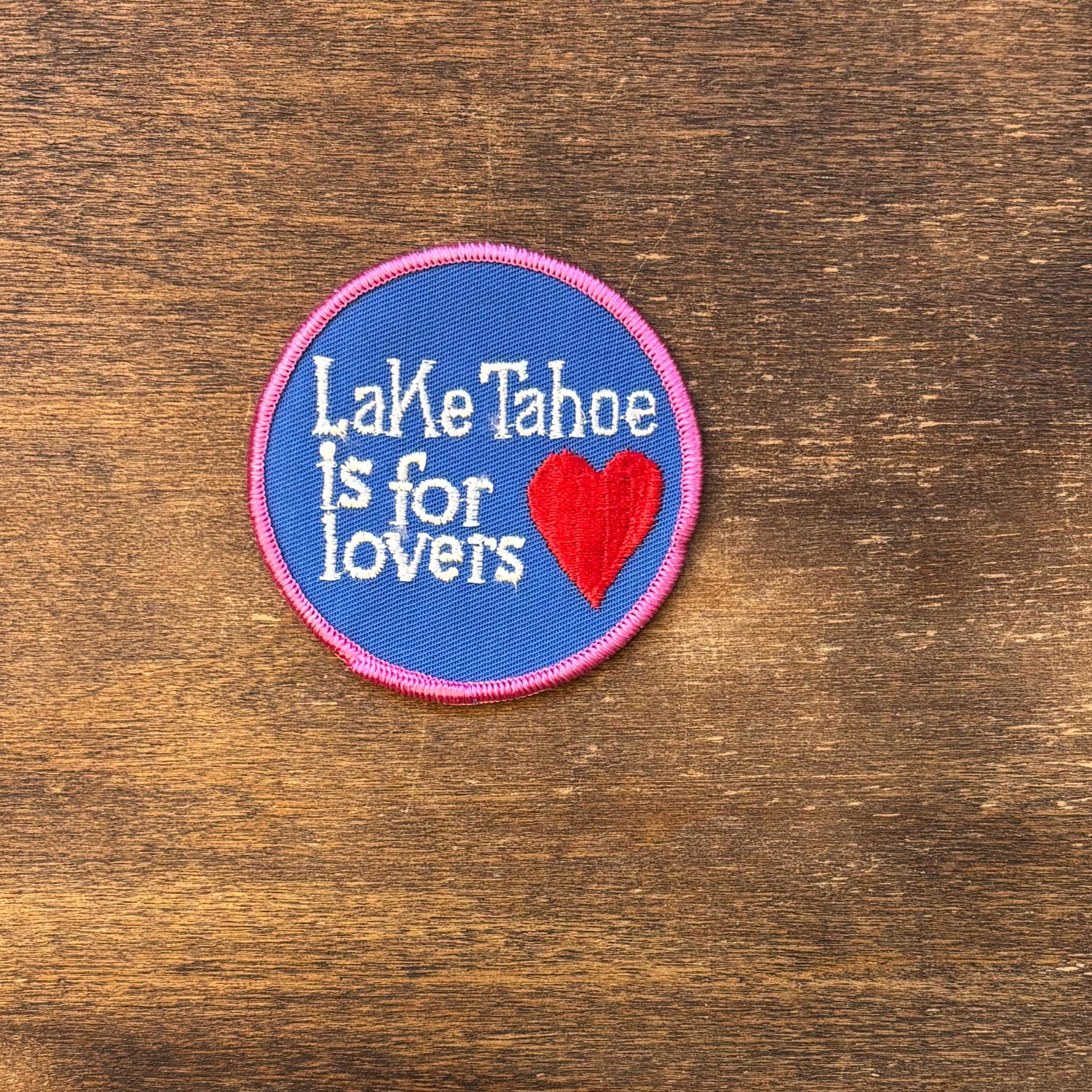 Lake Tahoe is for Lovers Vintage Travel Souvenir Patch - Etsy Lake Tahoe is for Lovers Vintage Travel Souvenir Patch - Etsy