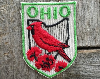 Ohio Vintage Souvenir Travel Patch from Voyager
