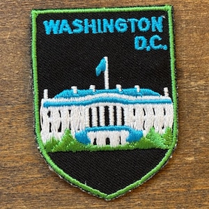 Washington D.C. Vintage Souvenir Travel Patch from Voyager