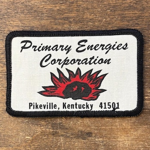Pikeville, Kentucky Coal Mine Company Work Shirt Patch