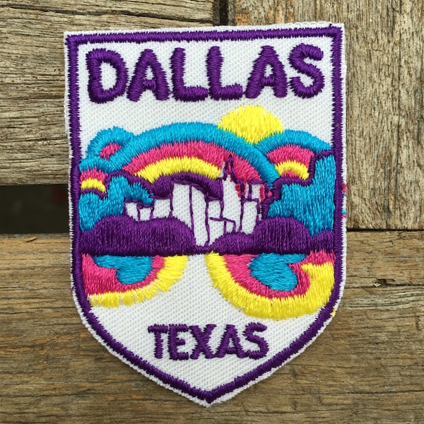 Dallas, Texas Travel Souvenir Patch from Voyager