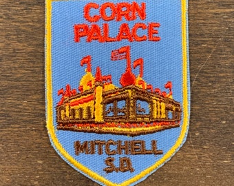 Corn Palace Mitchell South Dakota Vintage Souvenir Travel Patch from Voyager