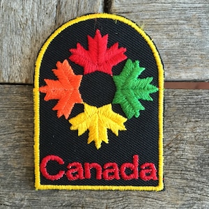 Canada Vintage Travel Souvenir Patch by Voyager - New in Original Package