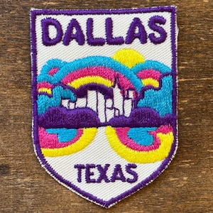Dallas, Texas Travel Souvenir Patch from Voyager