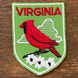 Virginia Vintage Souvenir Travel Patch from Voyager