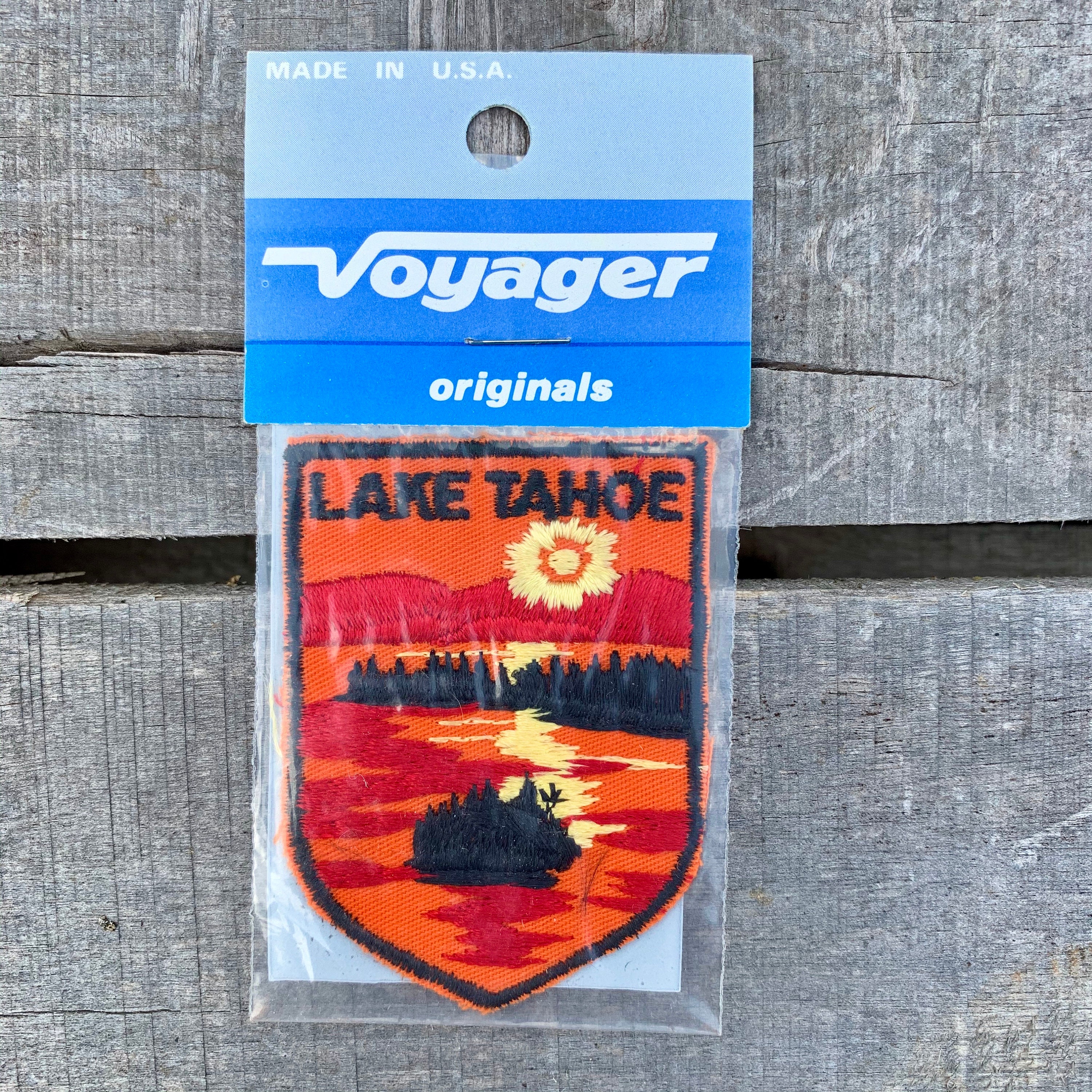 Lake Tahoe Vintage Travel Souvenir Patch by Voyager - Etsy