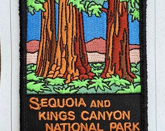 Sequoia and Kings Canyon National Park, California Vintage Travel Souvenir