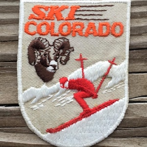 Ski Colorado Vintage Travel Souvenir Patch by Voyager