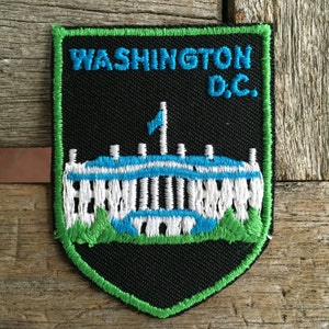 Washington D.C. Vintage Souvenir Travel Patch from Voyager