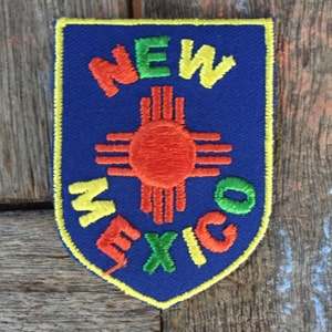New Mexico Vintage Souvenir Travel Patch from Voyager