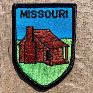 Missouri Vintage Souvenir Travel Patch from Embroidered Emblems
