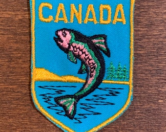 Canada Vintage Travel Souvenir Patch by Dress Cress Embroidery Emblems