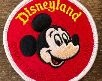 Parche de viaje vintage de Mickey Mouse de Disneyland