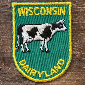 Vintage souvenir reispatch Wisconsin Dairyland