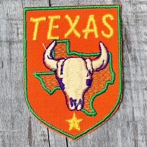 Patch souvenir de voyage vintage Texas de Voyager