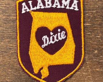 Écusson de voyage souvenir vintage Heart of Dixie Alabama de Voyager
