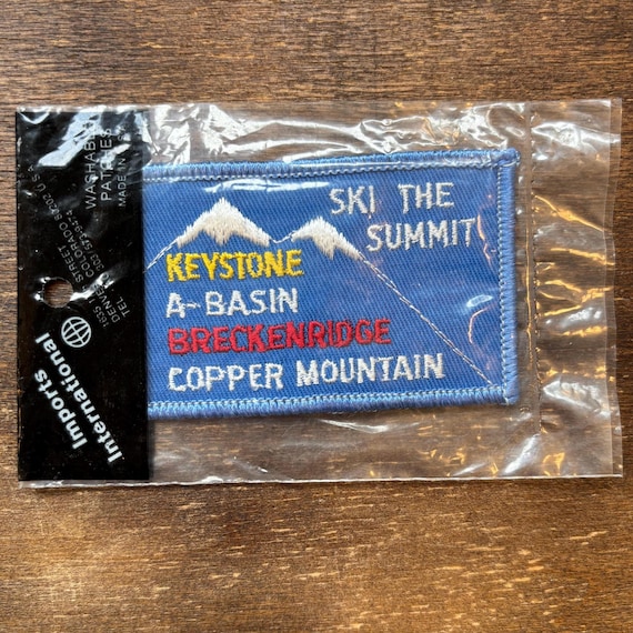Vintage Ski Patch: Keystone, A-Basin, Breckenridg… - image 1