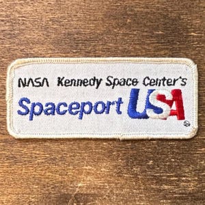 スペースポートUSA。NASAケネディ宇宙センター ヴィンテージ記念旅行パッチ