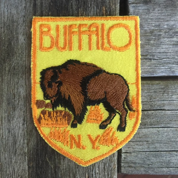 LAST ONE! Buffalo, New York Vintage Souvenir Travel Patch from Voyager