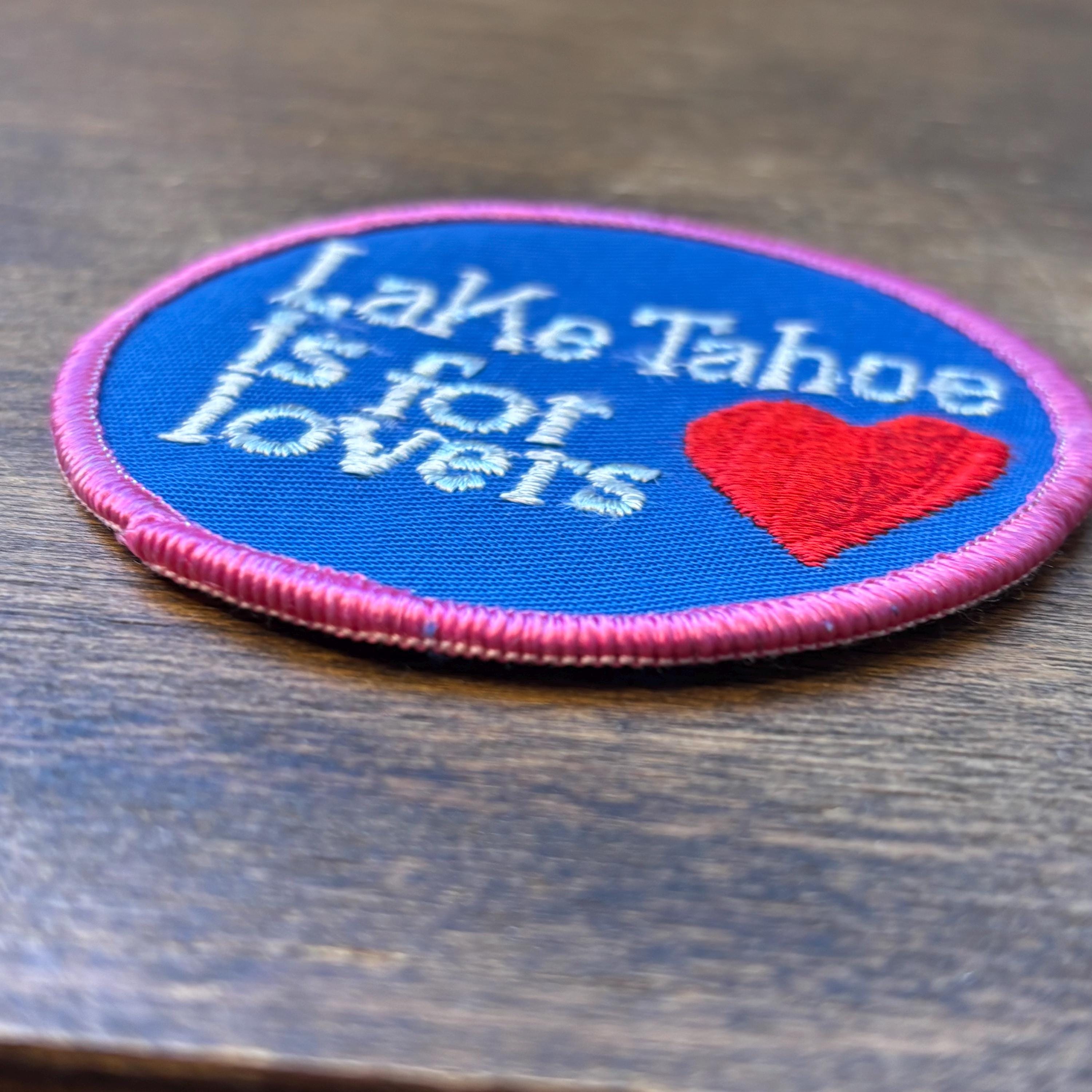 Lake Tahoe is for Lovers Vintage Travel Souvenir Patch - Etsy