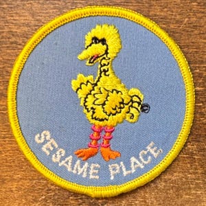 Sesame Place Vintage Souvenir Travel Patch