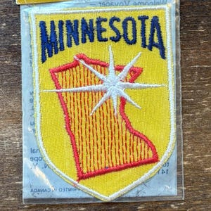 Minnesota Vintage Souvenir Resetygmärke av Voyager