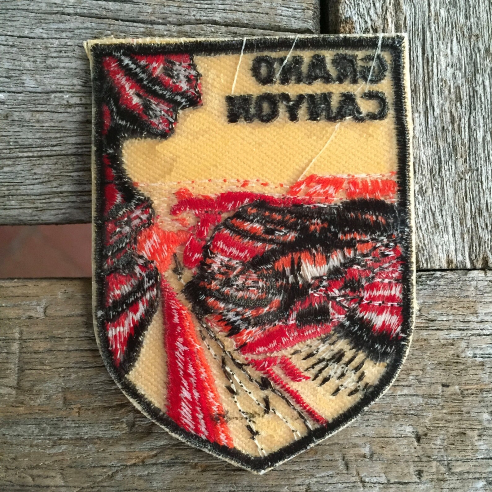 Grand Canyon Vintage Souvenir Travel Patch From Voyager Etsy