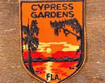 Cypress Gardens, Florida Vintage Souvenir Travel Patch from Voyager - LAST ONE!