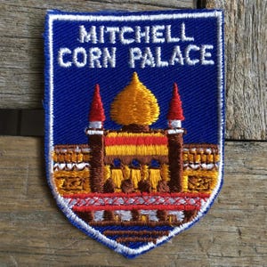 Corn Palace Mitchell South Dakota Vintage Souvenir Travel Patch from Voyager