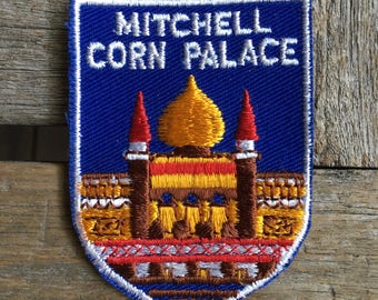 Corn Palace Mitchell South Dakota Vintage Souvenir Travel Patch from Voyager