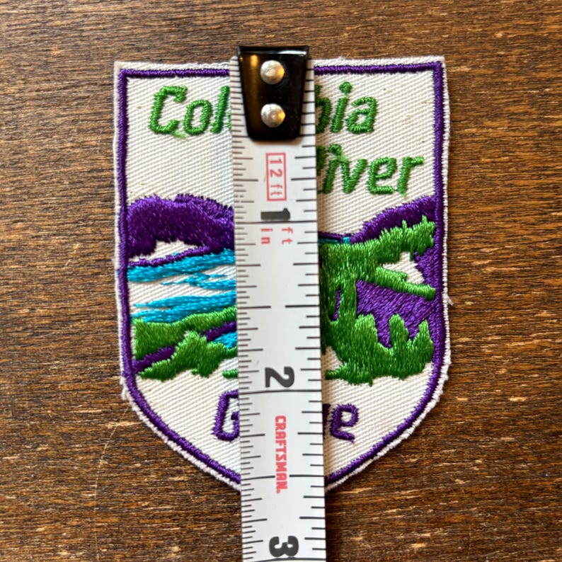 Columbia River Gorge Washington State Vintage Souvenir Travel Patch from Voyager image 5