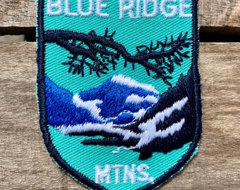 Blue Ridge Parkway, Virginia Vintage Souvenir Travel Patch from Voyager