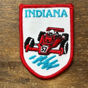 Parche de viaje vintage de la Indy 500 de Indianápolis, de Emblemas Bordados