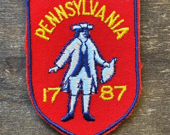 Toppa da viaggio vintage Pennsylvania 1787 di Voyager